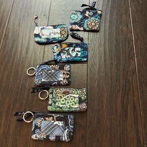 vera bradley mini wallet keychains
